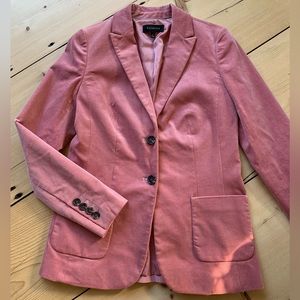 Talbots Dusty Pink Corduroy Blazer